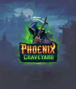 An immersive view of ELK Studios' Phoenix Graveyard slot, with its hauntingly beautiful graveyard and phoenix symbols. The visual highlights the slot's dynamic reel expansion mechanism, alongside its beautifully crafted symbols and supernatural theme. The design reflects the game's theme of rebirth and immortality, attractive for those drawn to legends.